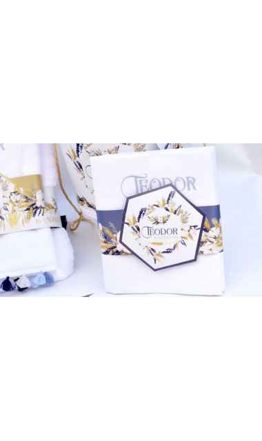 Trusou de botez traditional cu lavanda bumbac si spice de grau 12